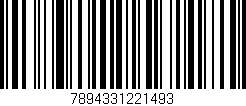 Código de barras (EAN, GTIN, SKU, ISBN): '7894331221493'