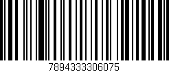 Código de barras (EAN, GTIN, SKU, ISBN): '7894333306075'