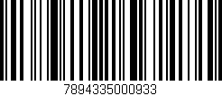 Código de barras (EAN, GTIN, SKU, ISBN): '7894335000933'