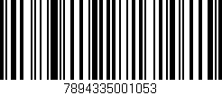 Código de barras (EAN, GTIN, SKU, ISBN): '7894335001053'