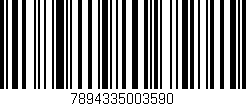 Código de barras (EAN, GTIN, SKU, ISBN): '7894335003590'