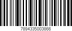 Código de barras (EAN, GTIN, SKU, ISBN): '7894335003866'