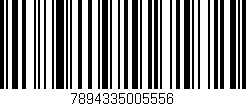 Código de barras (EAN, GTIN, SKU, ISBN): '7894335005556'