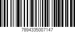 Código de barras (EAN, GTIN, SKU, ISBN): '7894335007147'