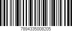 Código de barras (EAN, GTIN, SKU, ISBN): '7894335008205'