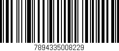 Código de barras (EAN, GTIN, SKU, ISBN): '7894335008229'