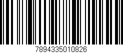 Código de barras (EAN, GTIN, SKU, ISBN): '7894335010826'