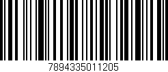Código de barras (EAN, GTIN, SKU, ISBN): '7894335011205'