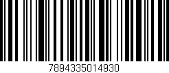 Código de barras (EAN, GTIN, SKU, ISBN): '7894335014930'