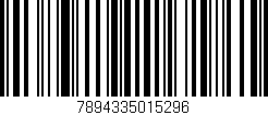 Código de barras (EAN, GTIN, SKU, ISBN): '7894335015296'