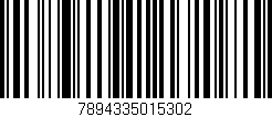 Código de barras (EAN, GTIN, SKU, ISBN): '7894335015302'