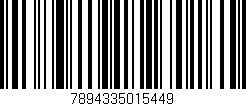 Código de barras (EAN, GTIN, SKU, ISBN): '7894335015449'
