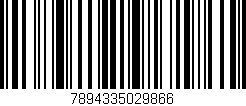 Código de barras (EAN, GTIN, SKU, ISBN): '7894335029866'