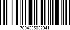 Código de barras (EAN, GTIN, SKU, ISBN): '7894335032941'