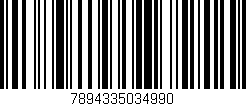 Código de barras (EAN, GTIN, SKU, ISBN): '7894335034990'
