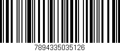 Código de barras (EAN, GTIN, SKU, ISBN): '7894335035126'
