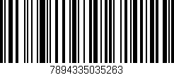 Código de barras (EAN, GTIN, SKU, ISBN): '7894335035263'