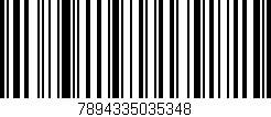Código de barras (EAN, GTIN, SKU, ISBN): '7894335035348'