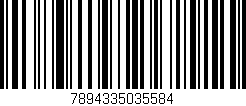 Código de barras (EAN, GTIN, SKU, ISBN): '7894335035584'