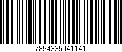 Código de barras (EAN, GTIN, SKU, ISBN): '7894335041141'