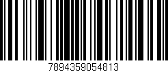 Código de barras (EAN, GTIN, SKU, ISBN): '7894359054813'