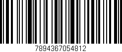 Código de barras (EAN, GTIN, SKU, ISBN): '7894367054812'