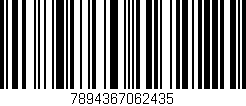 Código de barras (EAN, GTIN, SKU, ISBN): '7894367062435'