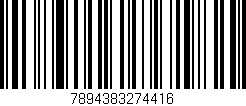 Código de barras (EAN, GTIN, SKU, ISBN): '7894383274416'