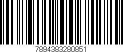 Código de barras (EAN, GTIN, SKU, ISBN): '7894383280851'