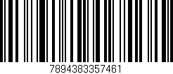 Código de barras (EAN, GTIN, SKU, ISBN): '7894383357461'