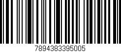 Código de barras (EAN, GTIN, SKU, ISBN): '7894383395005'
