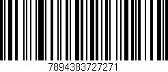Código de barras (EAN, GTIN, SKU, ISBN): '7894383727271'