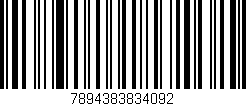 Código de barras (EAN, GTIN, SKU, ISBN): '7894383834092'