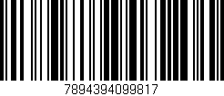 Código de barras (EAN, GTIN, SKU, ISBN): '7894394099817'