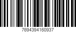 Código de barras (EAN, GTIN, SKU, ISBN): '7894394160937'