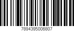 Código de barras (EAN, GTIN, SKU, ISBN): '7894395006807'