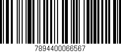 Código de barras (EAN, GTIN, SKU, ISBN): '7894400066567'
