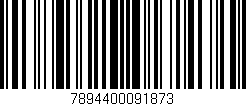 Código de barras (EAN, GTIN, SKU, ISBN): '7894400091873'