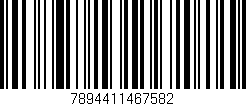 Código de barras (EAN, GTIN, SKU, ISBN): '7894411467582'