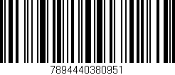 Código de barras (EAN, GTIN, SKU, ISBN): '7894440380951'