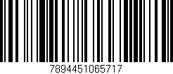 Código de barras (EAN, GTIN, SKU, ISBN): '7894451065717'