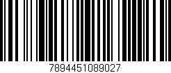 Código de barras (EAN, GTIN, SKU, ISBN): '7894451089027'