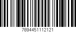 Código de barras (EAN, GTIN, SKU, ISBN): '7894451112121'