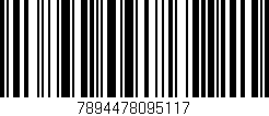 Código de barras (EAN, GTIN, SKU, ISBN): '7894478095117'