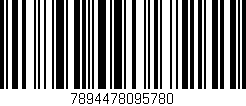 Código de barras (EAN, GTIN, SKU, ISBN): '7894478095780'