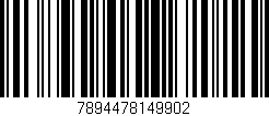 Código de barras (EAN, GTIN, SKU, ISBN): '7894478149902'