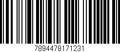 Código de barras (EAN, GTIN, SKU, ISBN): '7894478171231'