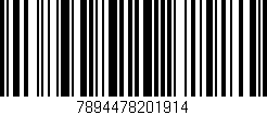 Código de barras (EAN, GTIN, SKU, ISBN): '7894478201914'