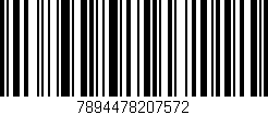Código de barras (EAN, GTIN, SKU, ISBN): '7894478207572'