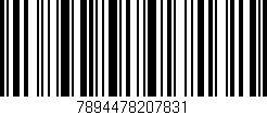 Código de barras (EAN, GTIN, SKU, ISBN): '7894478207831'